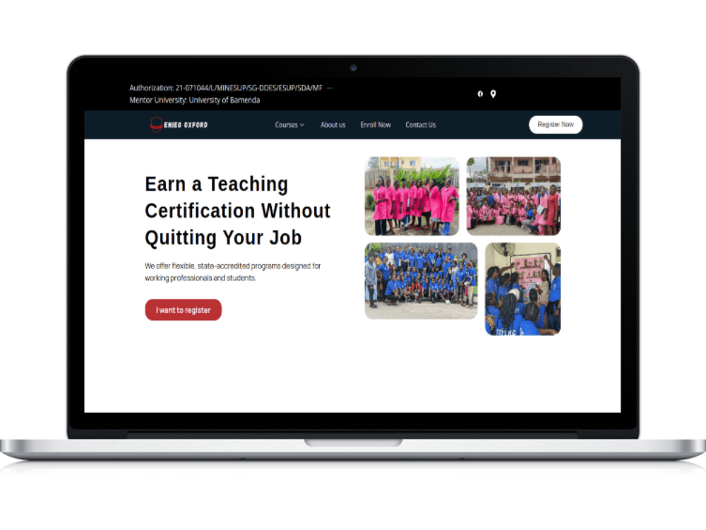 Oxford University website