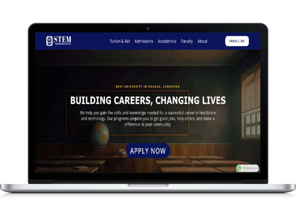 Stem University website