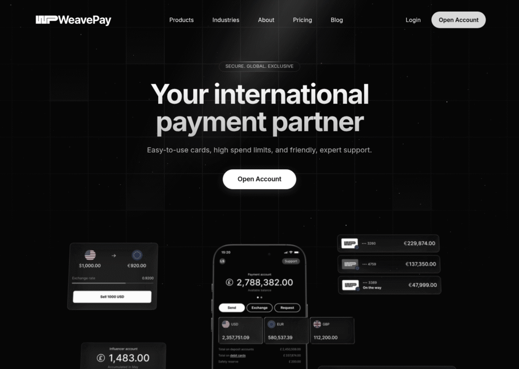 weave pay website